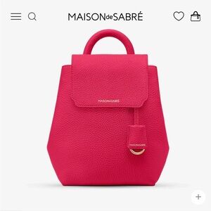 Mason De Sabre Fuchsia Mini Soft Backpack